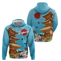 Japan Land Of The Rising Sun Hoodie Japanese Pagoda Koi Fish