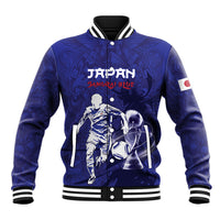 Custom Japan Samurai Blue 2026 Football Baseball Jacket Go Champion