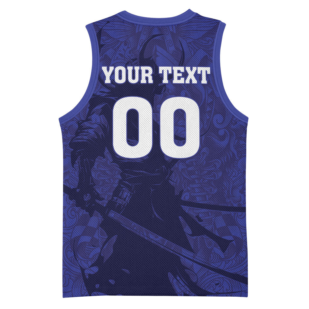 Custom Japan Samurai Blue 2026 Football Basketball Jersey Go Champion