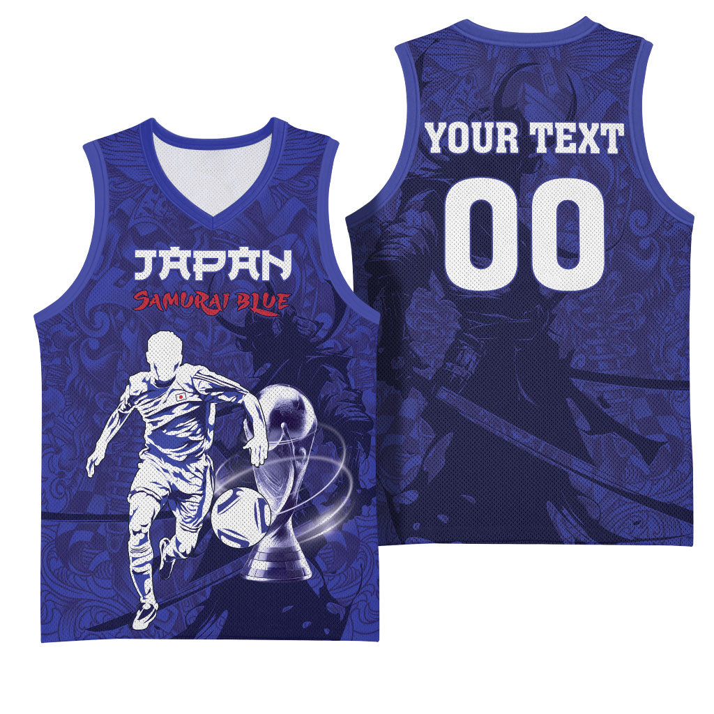 Custom Japan Samurai Blue 2026 Football Basketball Jersey Go Champion
