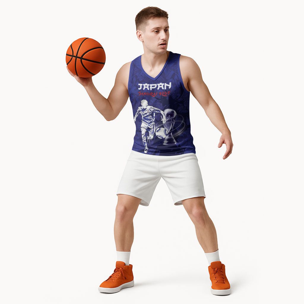 Custom Japan Samurai Blue 2026 Football Basketball Jersey Go Champion