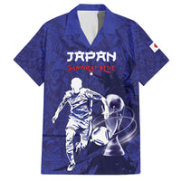 Custom Japan Samurai Blue 2026 Football Hawaiian Shirt Go Champion
