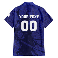 Custom Japan Samurai Blue 2026 Football Hawaiian Shirt Go Champion
