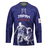 Custom Japan Samurai Blue 2026 Football Hockey Jersey Go Champion