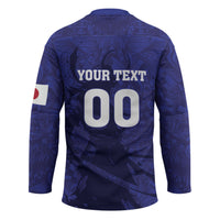 Custom Japan Samurai Blue 2026 Football Hockey Jersey Go Champion