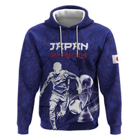 Custom Japan Samurai Blue 2026 Football Hoodie Go Champion
