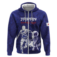 Custom Japan Samurai Blue 2026 Football Hoodie Go Champion