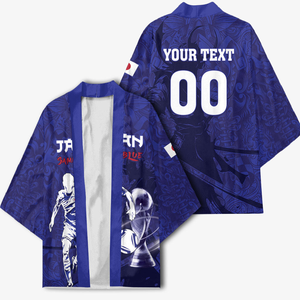 Custom Japan Samurai Blue 2026 Football Kimono Go Champion