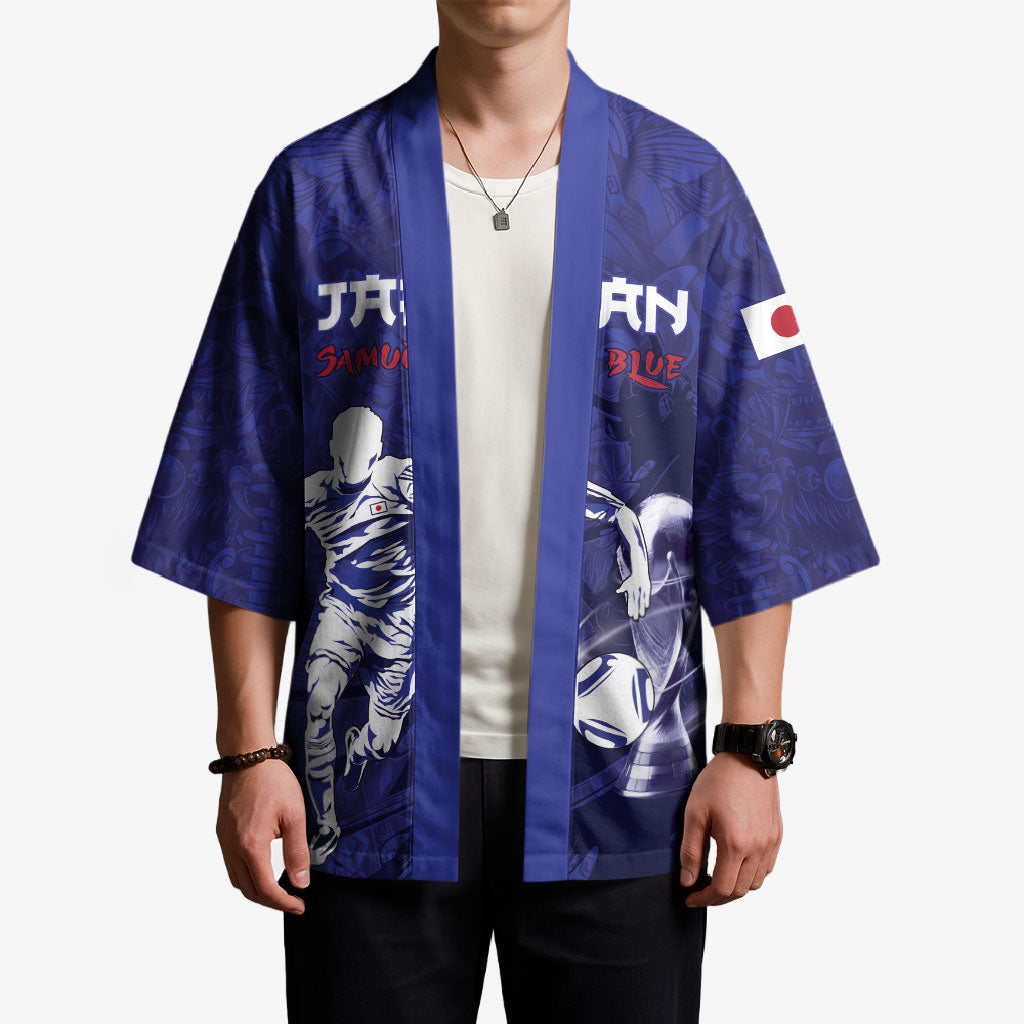 Custom Japan Samurai Blue 2026 Football Kimono Go Champion