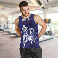 Custom Japan Samurai Blue 2026 Football Men Tank Top Go Champion