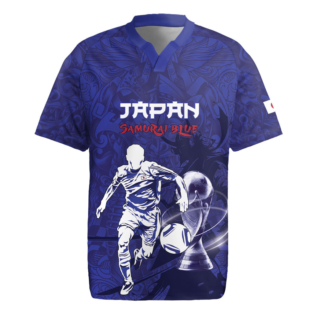 Custom Japan Samurai Blue 2026 Football Rugby Jersey Go Champion