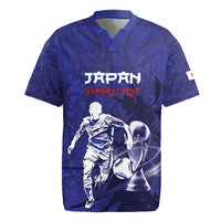 Custom Japan Samurai Blue 2026 Football Rugby Jersey Go Champion