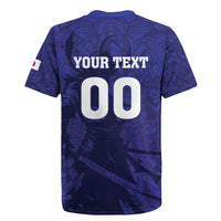 Custom Japan Samurai Blue 2026 Football Rugby Jersey Go Champion