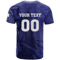 Custom Japan Samurai Blue 2026 Football T Shirt Go Champion