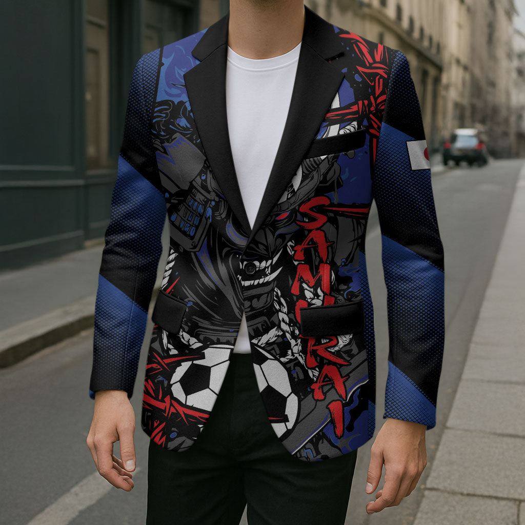Personalised Japan Samurai 2026 Football Blazer Come To Fight