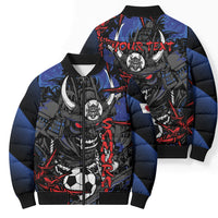 Personalised Japan Samurai 2026 Football Bomber Puffer Jacket Come To Fight
