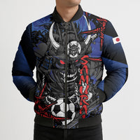 Personalised Japan Samurai 2026 Football Bomber Puffer Jacket Come To Fight