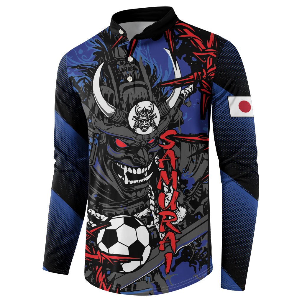 Personalised Japan Samurai 2026 Football Button Sweatshirt Come To Fight