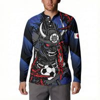 Personalised Japan Samurai 2026 Football Button Sweatshirt Come To Fight