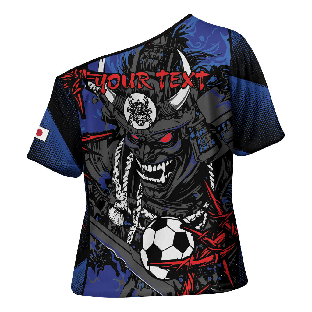 Personalised Japan Samurai 2026 Football Cross Shoulder Shirt Come To Fight