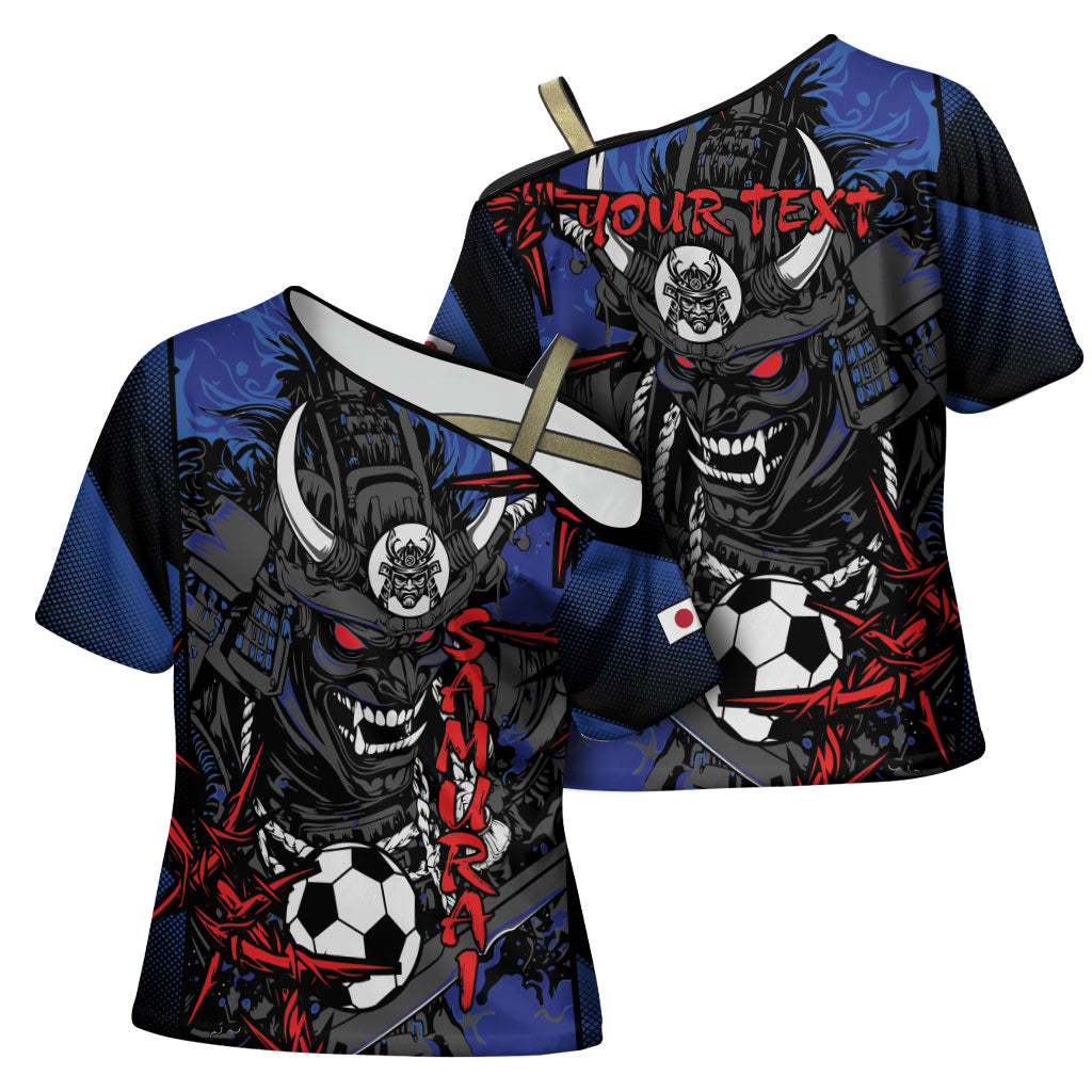 Personalised Japan Samurai 2026 Football Cross Shoulder Shirt Come To Fight