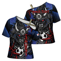 Personalised Japan Samurai 2026 Football Cross Shoulder Shirt Come To Fight