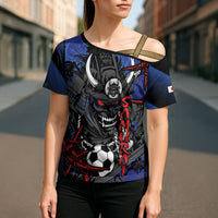 Personalised Japan Samurai 2026 Football Cross Shoulder Shirt Come To Fight