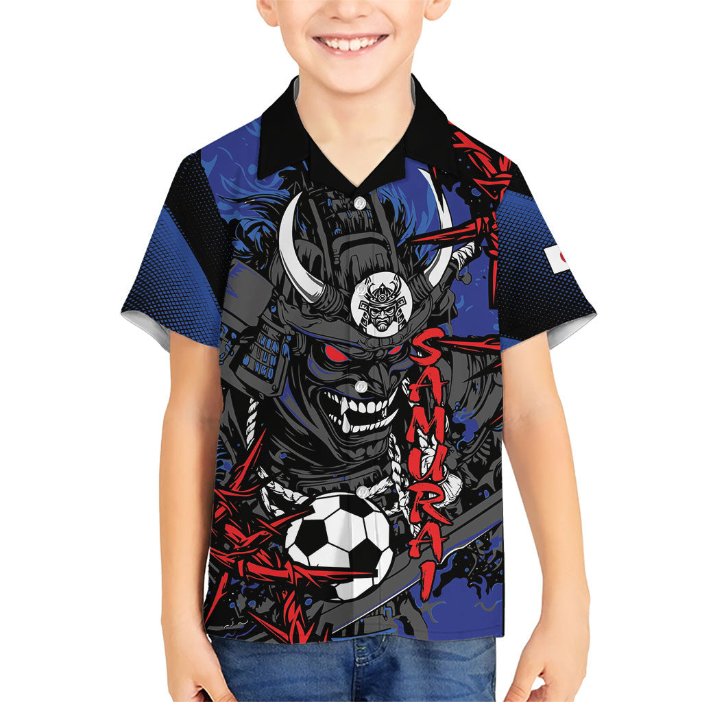 Personalised Japan Samurai 2026 Football Kid Hawaiian Shirt Come To Fight