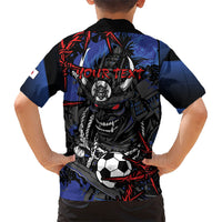 Personalised Japan Samurai 2026 Football Kid Hawaiian Shirt Come To Fight