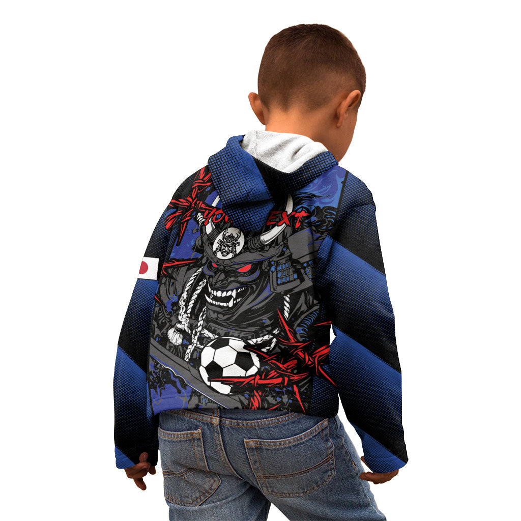 Personalised Japan Samurai 2026 Football Kid Hoodie Come To Fight