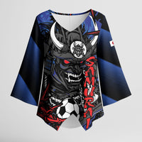 Personalised Japan Samurai 2026 Football Kimono Sleeve Blouse Come To Fight