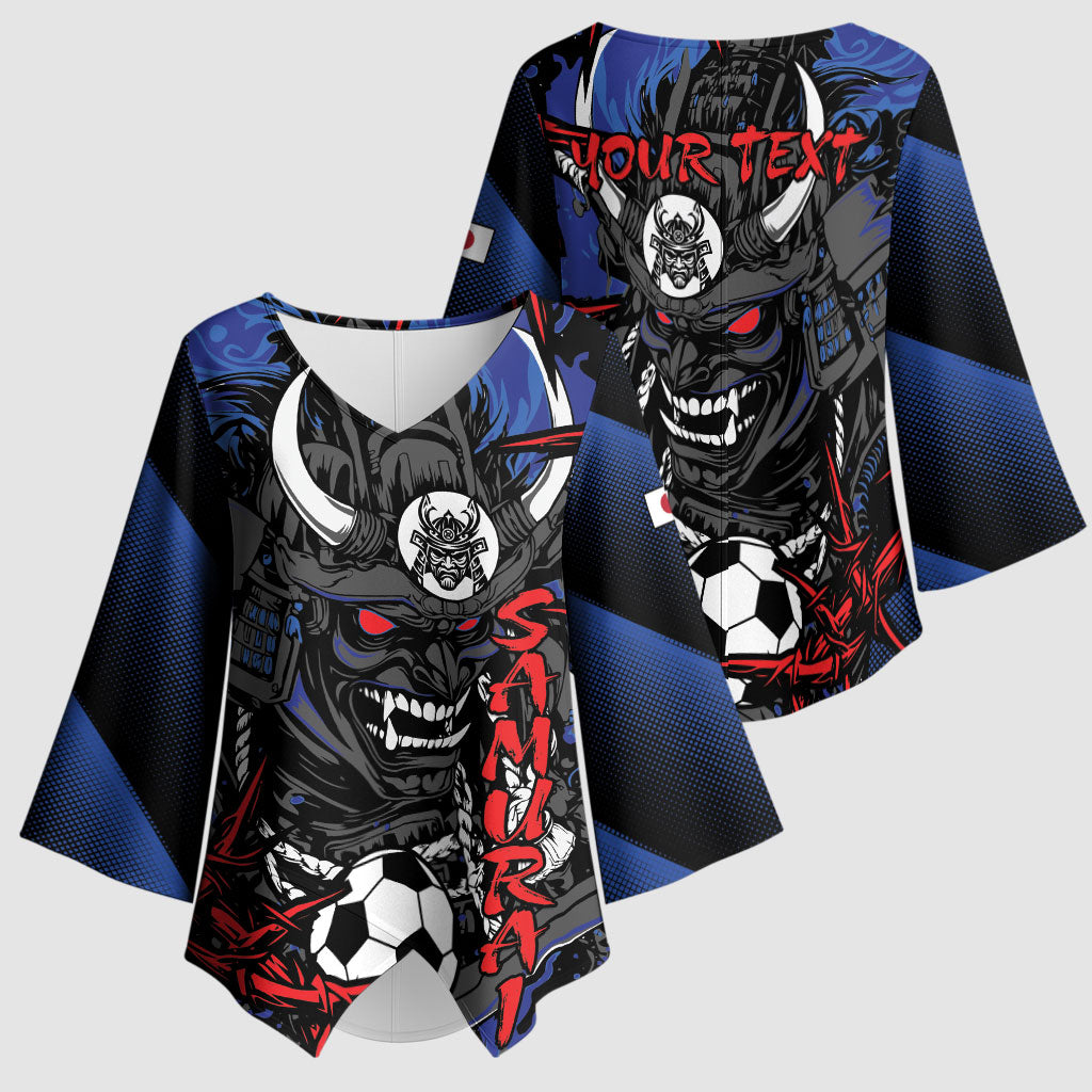 Personalised Japan Samurai 2026 Football Kimono Sleeve Blouse Come To Fight