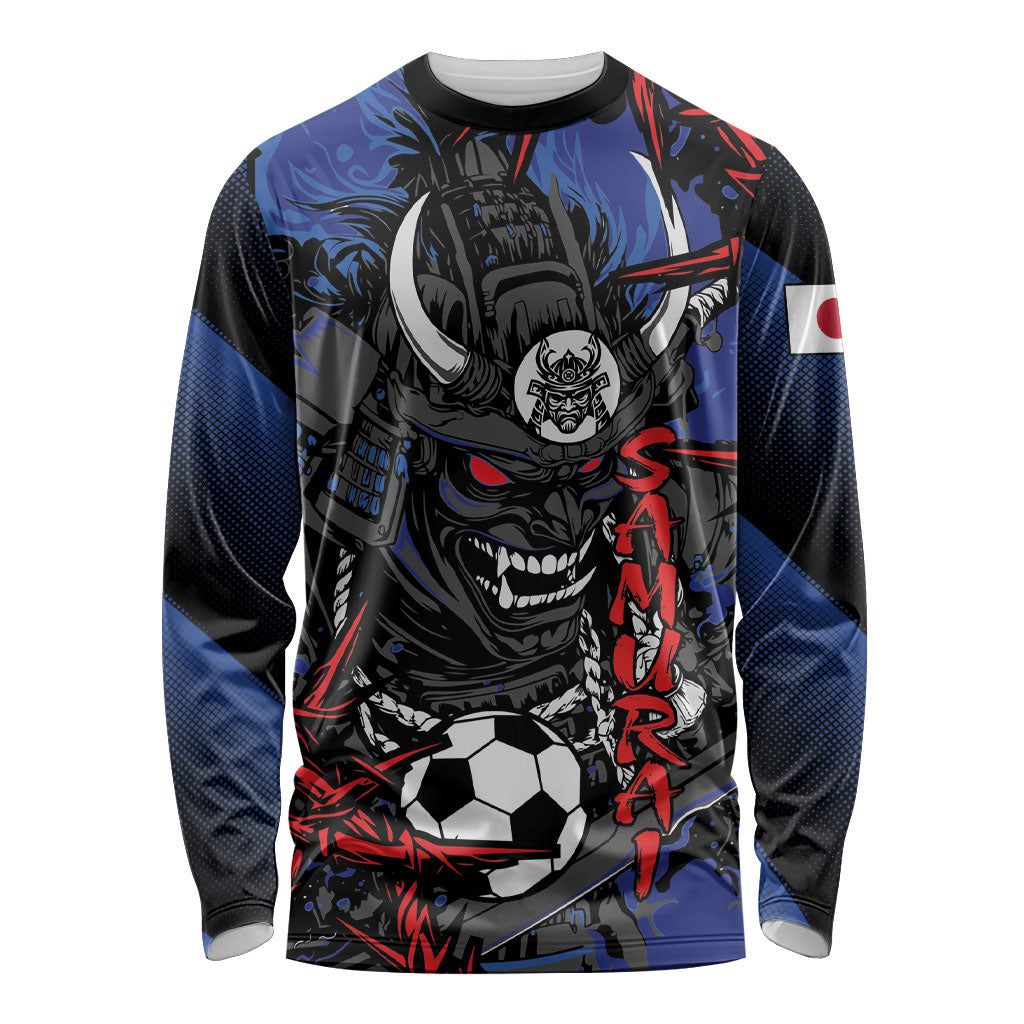 Personalised Japan Samurai 2026 Football Long Sleeve Shirt Come To Fight