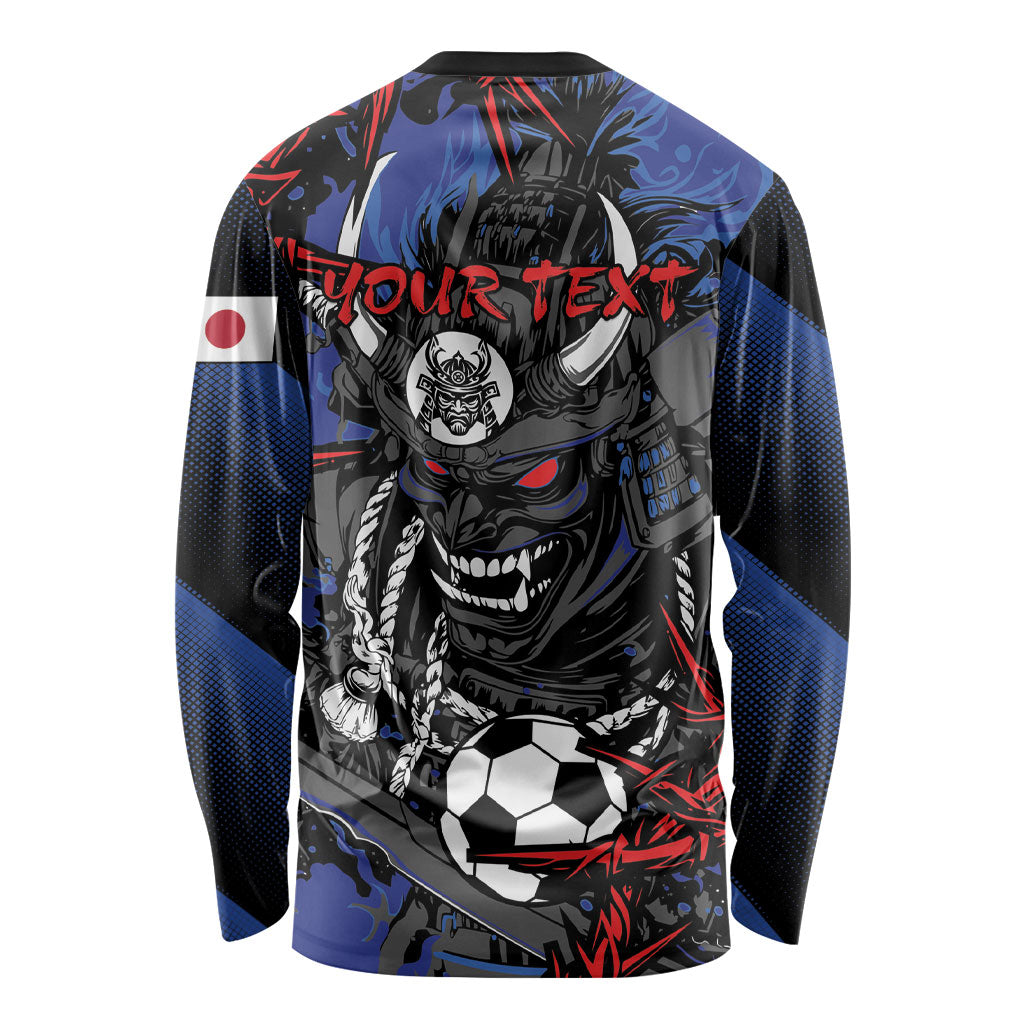 Personalised Japan Samurai 2026 Football Long Sleeve Shirt Come To Fight
