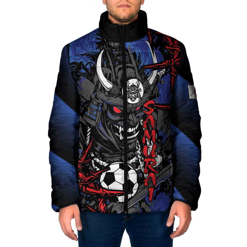 Personalised Japan Samurai 2026 Football Padded Jacket Come To Fight