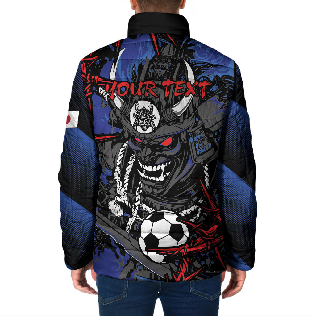 Personalised Japan Samurai 2026 Football Padded Jacket Come To Fight