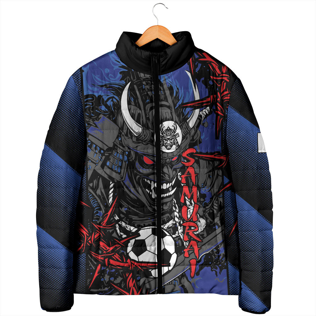 Personalised Japan Samurai 2026 Football Padded Jacket Come To Fight