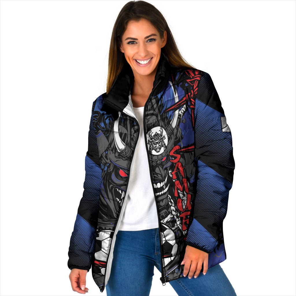 Personalised Japan Samurai 2026 Football Padded Jacket Come To Fight
