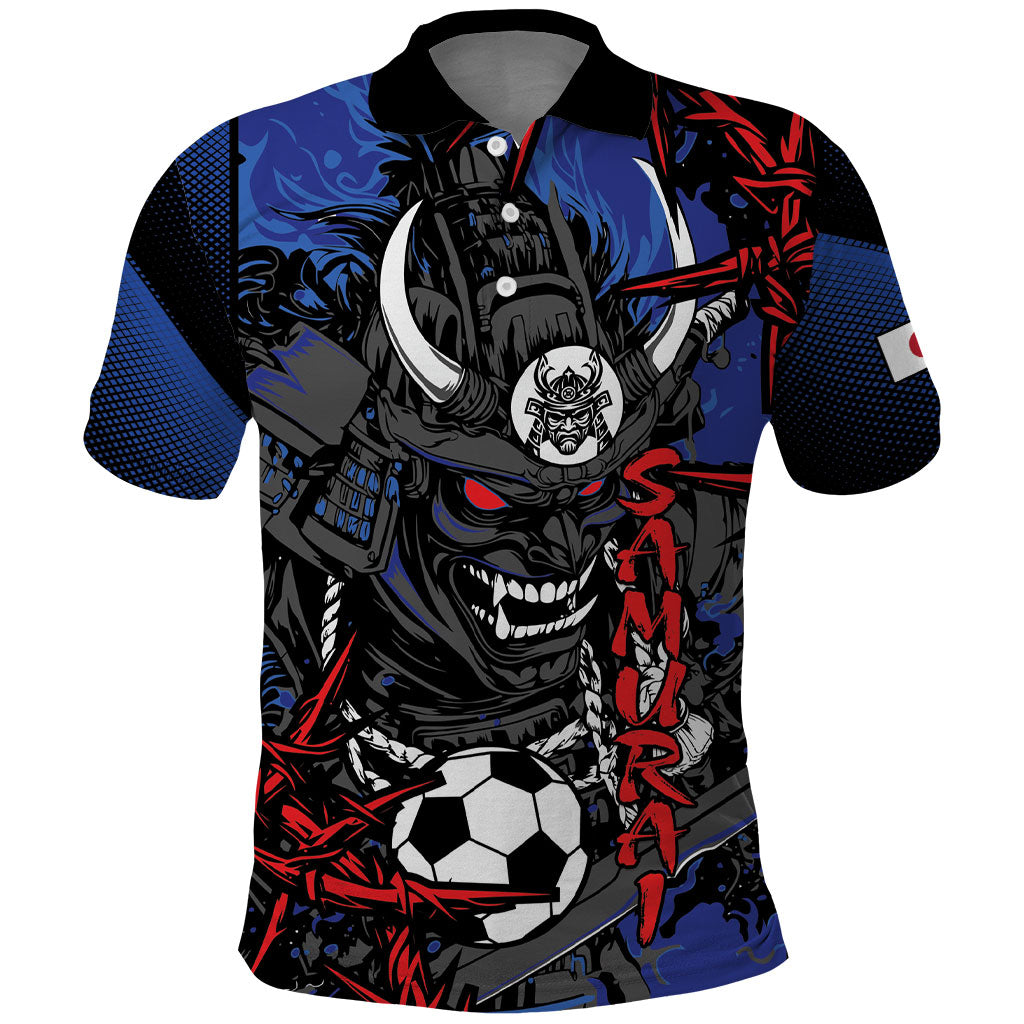 Personalised Japan Samurai 2026 Football Polo Shirt Come To Fight