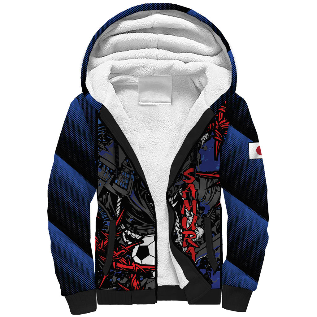 Personalised Japan Samurai 2026 Football Sherpa Hoodie Come To Fight