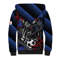 Personalised Japan Samurai 2026 Football Sherpa Hoodie Come To Fight