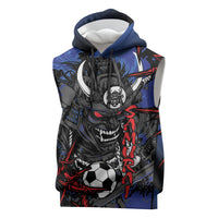 Personalised Japan Samurai 2026 Football Sleeveless Hoodie Come To Fight