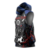 Personalised Japan Samurai 2026 Football Sleeveless Hoodie Come To Fight