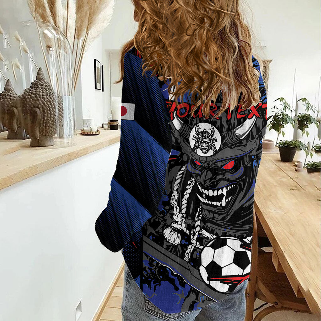 Personalised Japan Samurai 2026 Football Women Casual Shirt Come To Fight
