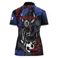 Personalised Japan Samurai 2026 Football Women Polo Shirt Come To Fight