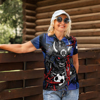 Personalised Japan Samurai 2026 Football Women Polo Shirt Come To Fight