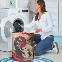 Personalised Japan Samurai Vintage Laundry Basket Honor Defines Strength