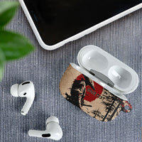 Personalised Japan Samurai Vintage AirPods Case Honor Defines Strength