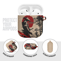 Personalised Japan Samurai Vintage AirPods Case Honor Defines Strength