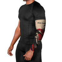 Personalised Japan Samurai Vintage Arm Sleeves Honor Defines Strength